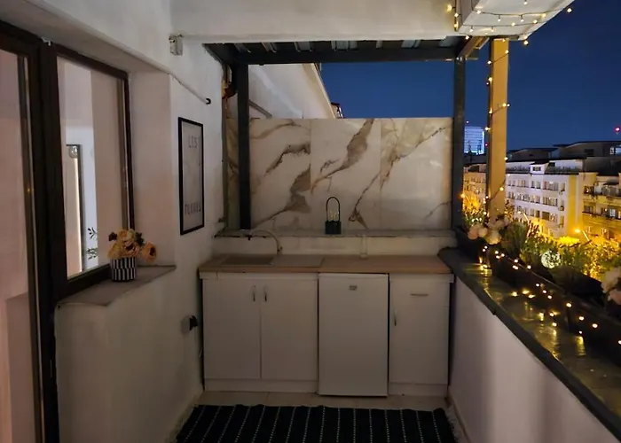 Downtown Terrace Nest Victoriei Gara De Nord Lejlighed