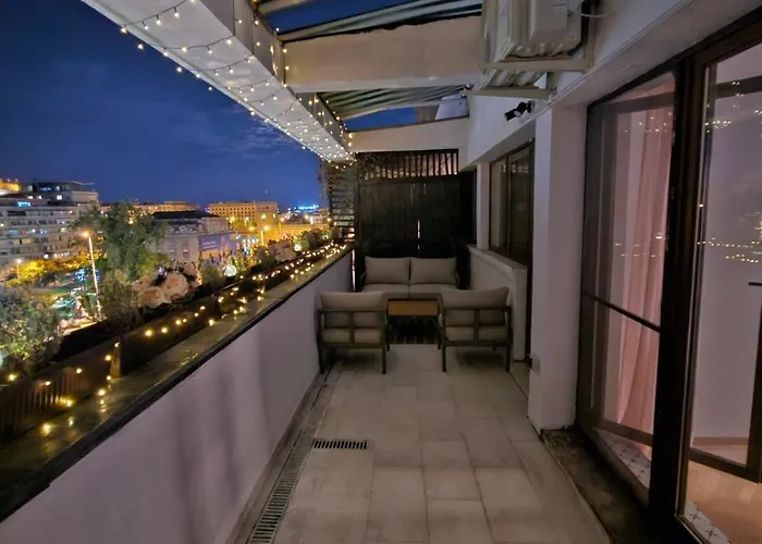 Downtown Terrace Nest Victoriei Gara De Nord Бухарест